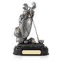 Golf Bag Resin Award Antique Silver - GX008 thumbnail